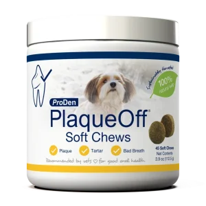 NaturVet Proden PlaqueOff Small & Medium Breed Dog Soft Chews 45 ct
