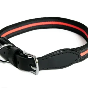 Alvalley Reflective Anti-Slip Dog Collar with Buckle (18 in x 3/4 in)