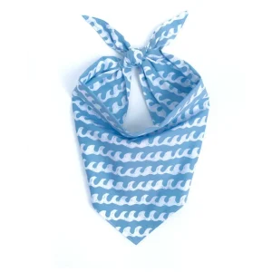 White Caps Dog Bandana