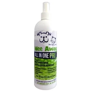 Wee Away All In One Pro - Green Tea Cat and Dog Stain and Odor Eliminator - 16 oz Bottle