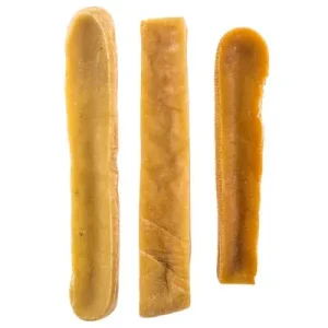 Tickled Pet Yak Chews Golden Himalayan Dog Chews - Large Dog Natural Chews - 11.5 oz Bag