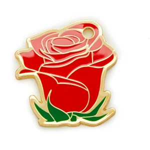 Rose Pet ID Tag