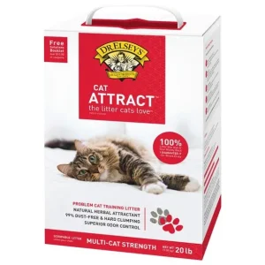 Dr. Elsey's Precious Cat Litter Alternative Premium Clumping Cat Attract Cat Litter - 20 lb Bag