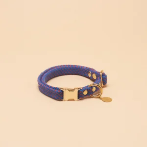 Saimin Flat Rope Collar - Purple