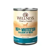 Wellness 95% Whitefish Grain Free Canned Dog Food Mixer or Topper