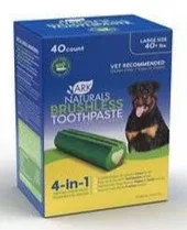 Ark Natural's Value Pack Brushless Toothpaste Large Cat and Dog Dental Care - 40 ct