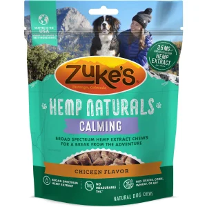 Zuke's Hemp Naturals Calming Chicken Soft and Chewy Dog Treats - 5 oz Bag