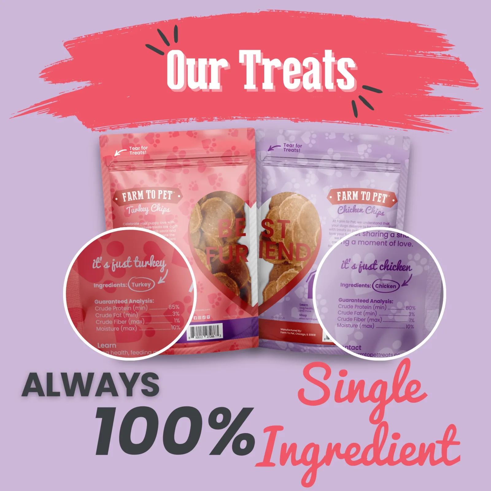 Puppy Love Dog Treat Duo - Image 2