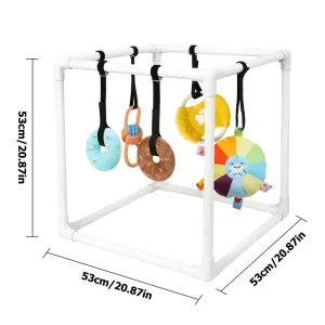 Puppy Play Gym – Indoor Dog Playground with 6 Hanging Toys for Puppies