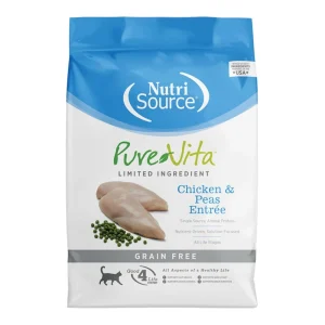 Pure Vita Grain-Free Chicken Dry Cat Food, 6.6 lb