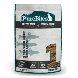 PureBites Freeze Dried Pure Cat Treats Wild-Caught Minnow 2.3 oz