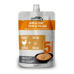 PureBites + Squeezables Skin & Coat Cat Treat/Supplement 15ea/2.5 oz