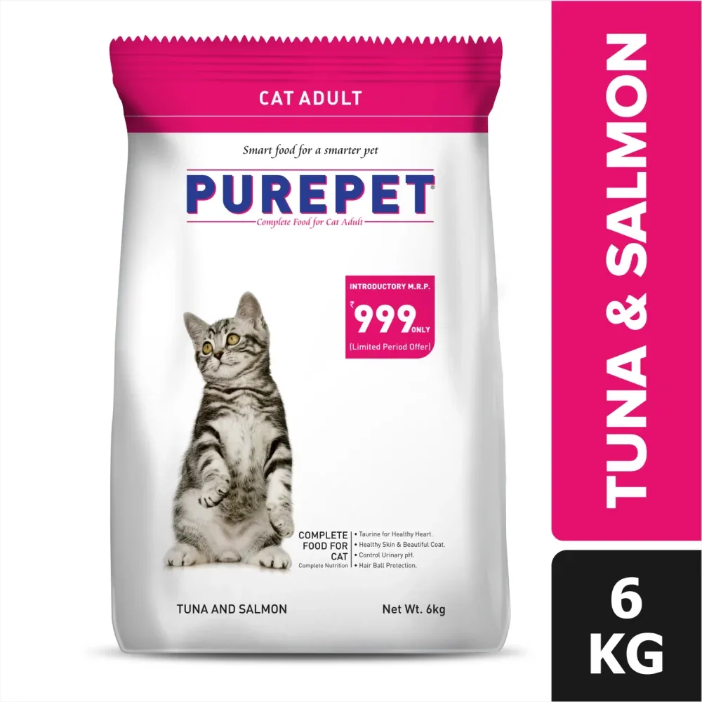 Purepet Tuna and Salmon and Mackerel Adult Dry Cat Food Combo - Image 2