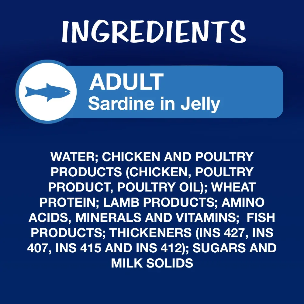 Purina Felix with Sardine and Tuna in Jelly Adult Cat Wet Food - Image 2