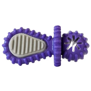 Purple Rubber Dental Pacifier Dog Toy