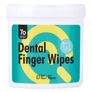 QPets Finger Dental Wipes for Dogs and Cats