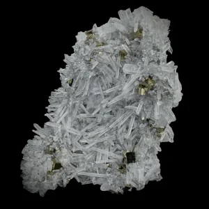 Quartz w/ Pyrite Lg