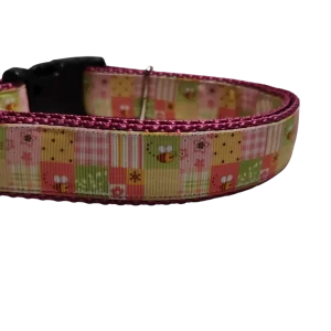 Quilting Bees Nylon Dog Collar
