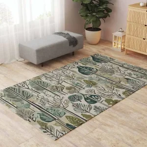 Rabbit Mat Green Forest