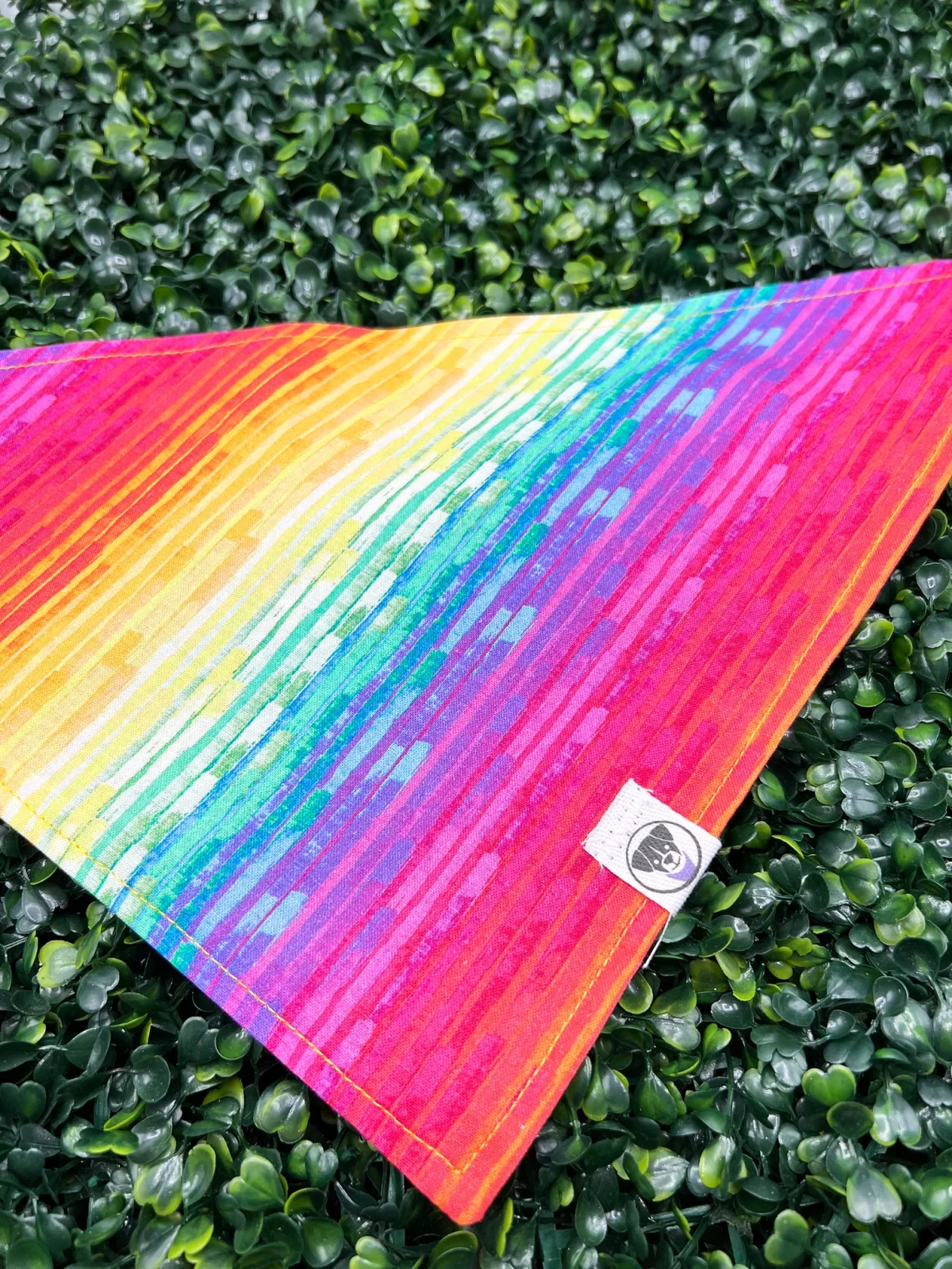 Rainbow Brushstrokes Bandana - Image 2