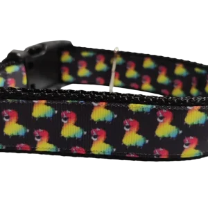 Rainbow Llamacorn Nylon Dog Collar