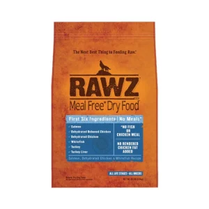 Rawz Dog Salmon Chicken Whitefish Meal Free 20Lb