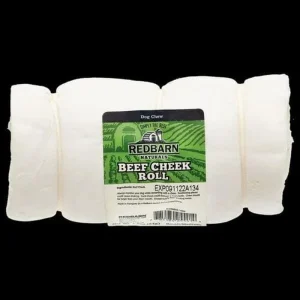Red Barn Beef Cheek Rolls Natural Dog Chews - Large - 12 Count