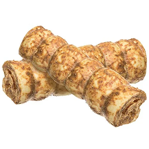 Red Barn Beef Glazed Cheek Rolls Natural Dog Chews - Large - 12 Count
