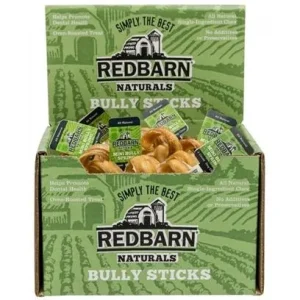 Red Barn Bully Barbell Natural Dog Chews - Mini - 75 Count