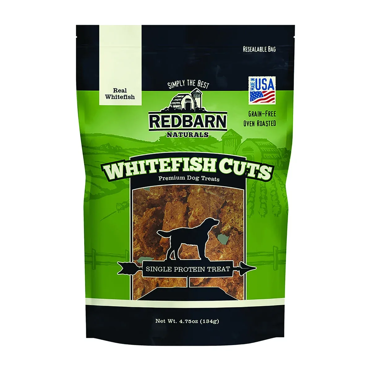 Red Barn Dog Cuts Grain-Free Whitefish Dehydrated Dog Treats - 4.75 Oz