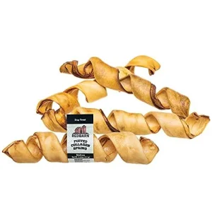 Red Barn Dog Grain-Free Collagen Puffed Springs Dog Chews - 6-7 Inches - Case of 25