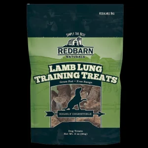 Red Barn Dog Grain-Free Lamb Lung Training Treats - 3 Oz