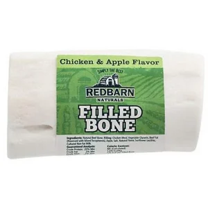Red Barn Filled Bones Chicken Apple Natural Dog Chews - Small - 3.5 Oz - Case of 20