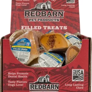Red Barn Filled Hooves Cheese Bacon Natural Dog Chews - 25 Count