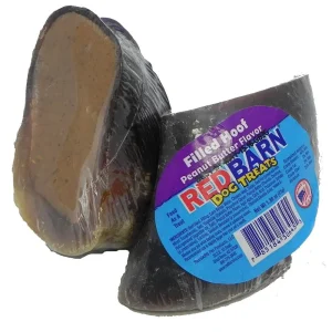 Red Barn Filled Hooves Peanut Butter Natural Dog Chews - 25 Count