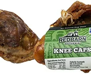 Red Barn Knee Caps Natural Dog Chews - 2 Pack - Case of 40