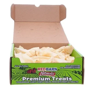 Red Barn Lamb Ears Natural Dog Chews - Case of 50
