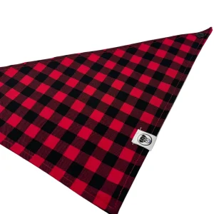 Red Buffalo Dog Bandana