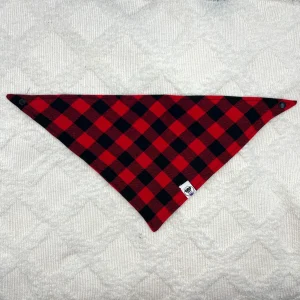 Red Buffalo Plaid Flannel Bandana