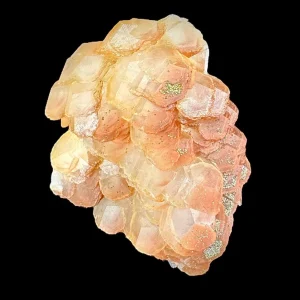 Red Calcite w/ Pyrite