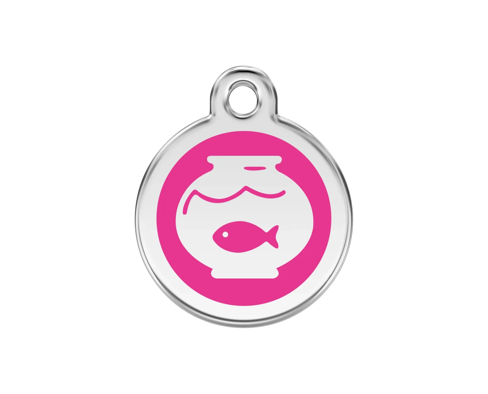 Red Dingo Fish Bowl Pet ID Cat Tags - Image 2
