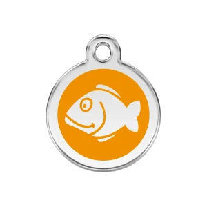 Red Dingo Fish Pet ID Cat Tags