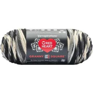 Red Heart All-In-One Granny Square Yarn 8.8 oz.