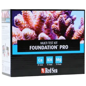 Red Sea Reef Foundation Pro Multi Test kit (Ca,Alk,Mg) Calcium, Magnesium & Alkalinity