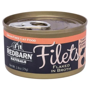 Redbarn Filets Flaked in Broth Wet Cat Food - Tuna & Pumpkin, 2.8 oz, 12 ct