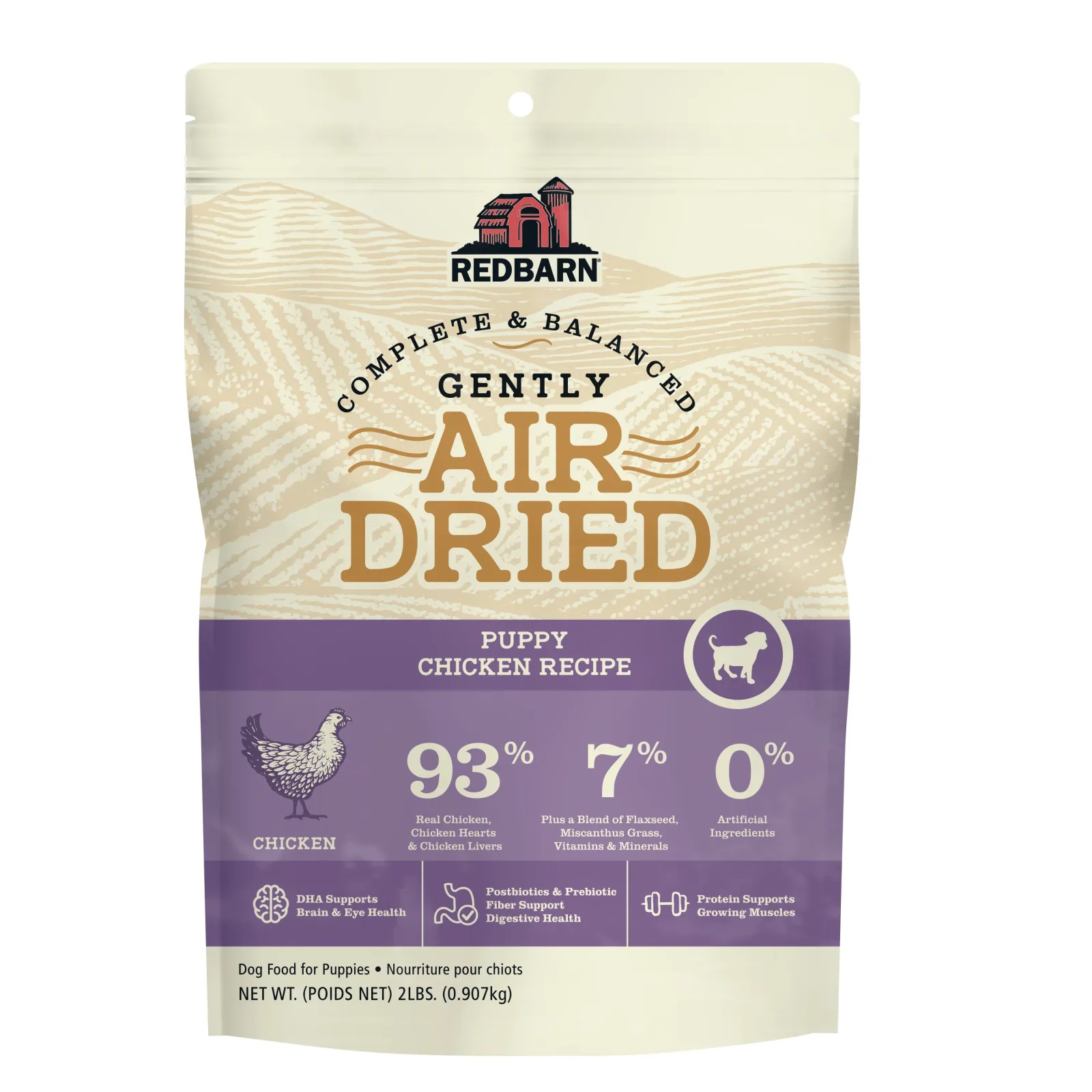 Redbarn Pet Products Air-Dried Puppy Food Chicken 2 lb