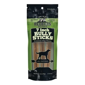 Redbarn Pet Products Bully Stick Dog Treat, 7 in, 3 ct