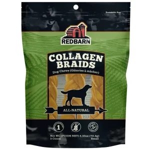 Redbarn Pet Products Collagen Braid Dog Treat Small, 3 pk
