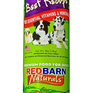 Redbarn Pet Products Dog Food Roll Beef 4 lb