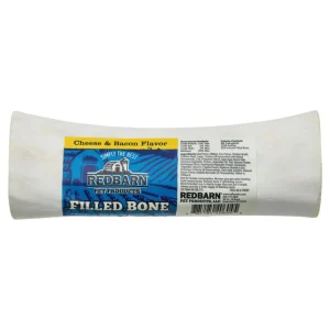 Redbarn Pet Products Filled Bone Dog Treat Cheese & Bacon 5 oz, Large